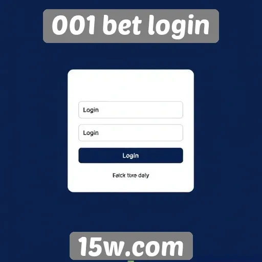 Como acessar a plataforma 001 bet login