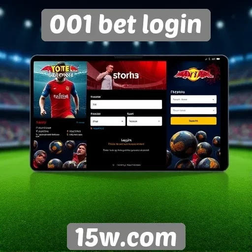 Análise da interface do usuário do 001 bet login